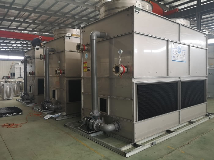 Closed cooling tower diagram